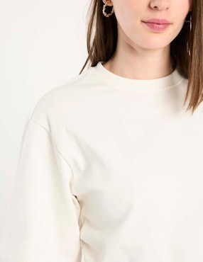 Playera manga corta Metropolis cuello redondo para mujer