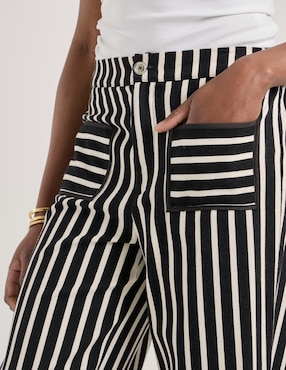 Pantalón relaxed wide leg para mujer