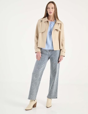 Jeans relaxed boot Metropolis para mujer