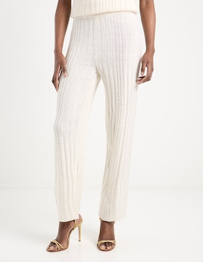 Pantalón relaxed Metropolis regular para mujer