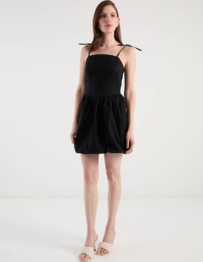 Vestido arriba rodilla casual Metropolis para mujer