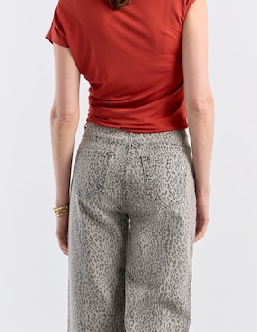 Jeans relaxed palazzo Metropolis para mujer