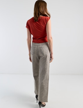 Jeans relaxed palazzo Metropolis para mujer