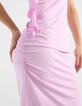 Vestido midi casual Metropolis para mujer