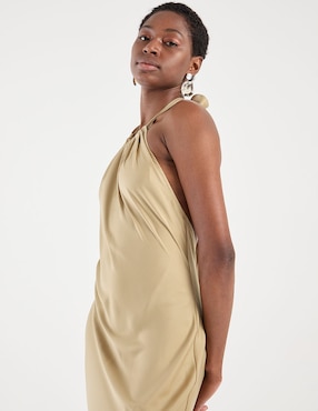Vestido crop formal Metropolis para mujer