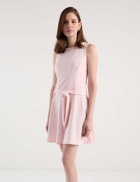 Vestido corto casual Metropolis para mujer