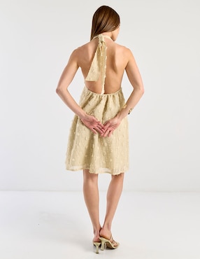 Vestido arriba de la rodilla casual Metropolis para mujer