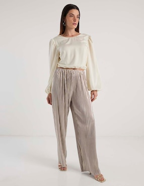 Pantalón straight Metropolis para mujer