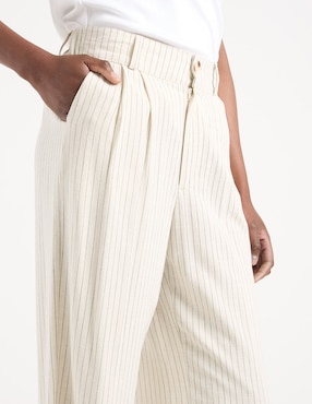 Pantalón relaxed Metropolis amplio para mujer