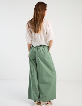 Pantalón relaxed Metropolis amplio para mujer