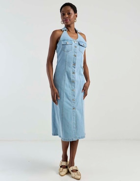 Vestido 3/4 casual Metropolis para mujer