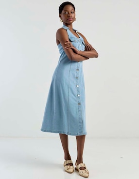 Vestido 3/4 casual Metropolis para mujer