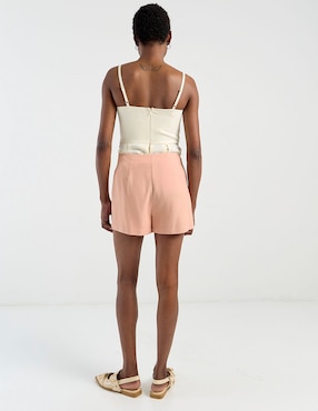 Falda short corto Metropolis a la cintura