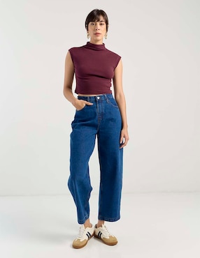 Jeans relaxed wide leg Metropolis para mujer