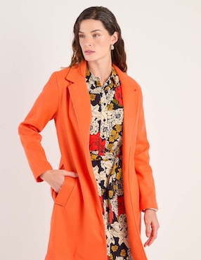 Abrigo Metropolis abierto para mujer