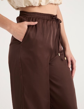 Pantalón relaxed Metropolis regular para mujer