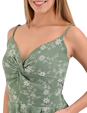 Jumpsuir Metropolis casual estampado floral para mujer