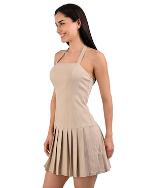 Vestido corto casual Metropolis para mujer