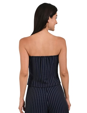 Top Metropolis escote bardot