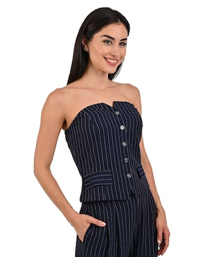 Top Metropolis escote bardot