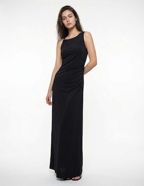 Vestido midi casual Metropolis para mujer