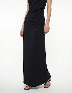 Vestido midi casual Metropolis para mujer