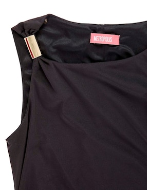 Vestido midi casual Metropolis para mujer