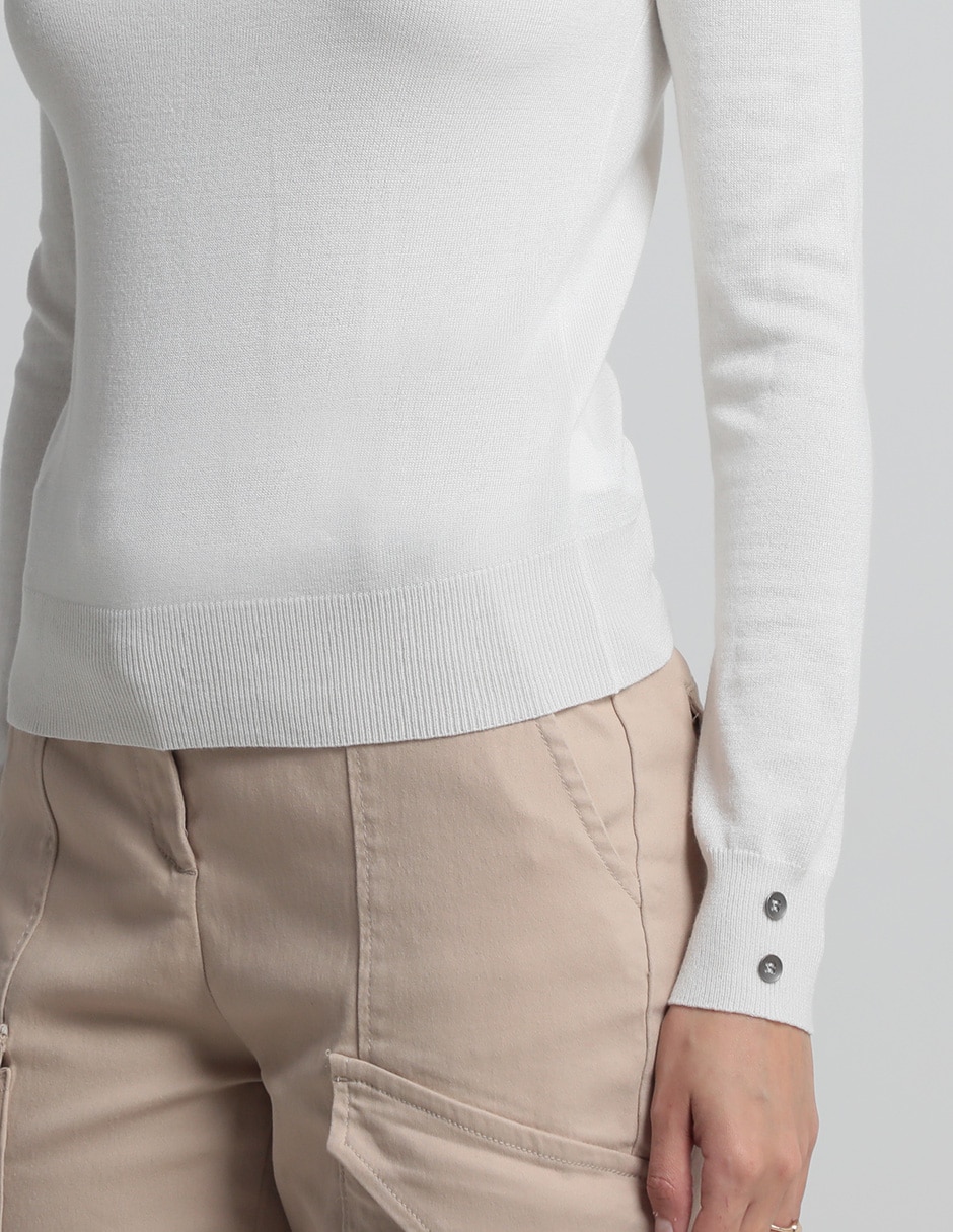 Suéter cuello tortuga para mujer 5
