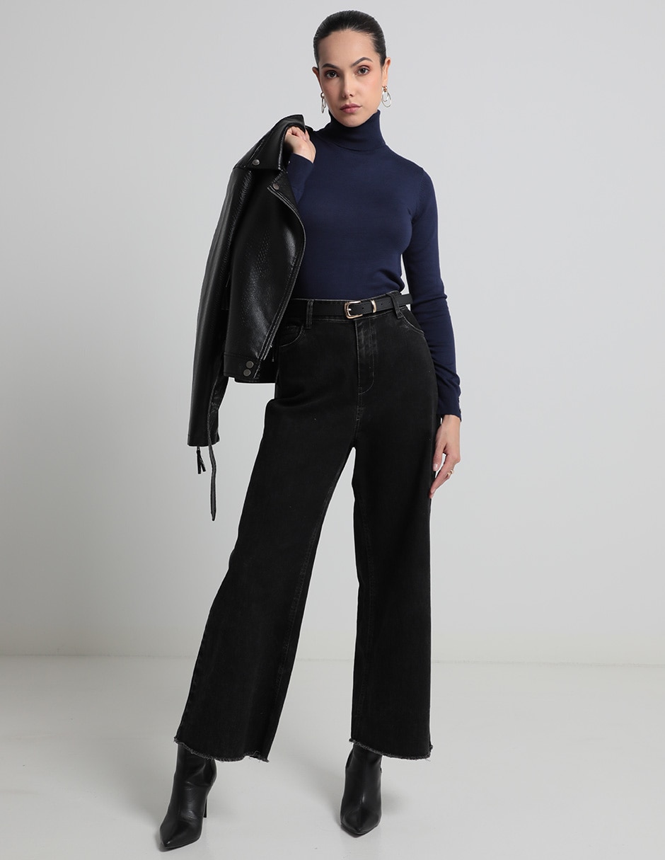 Suéter Metropolis cuello tortuga para mujer