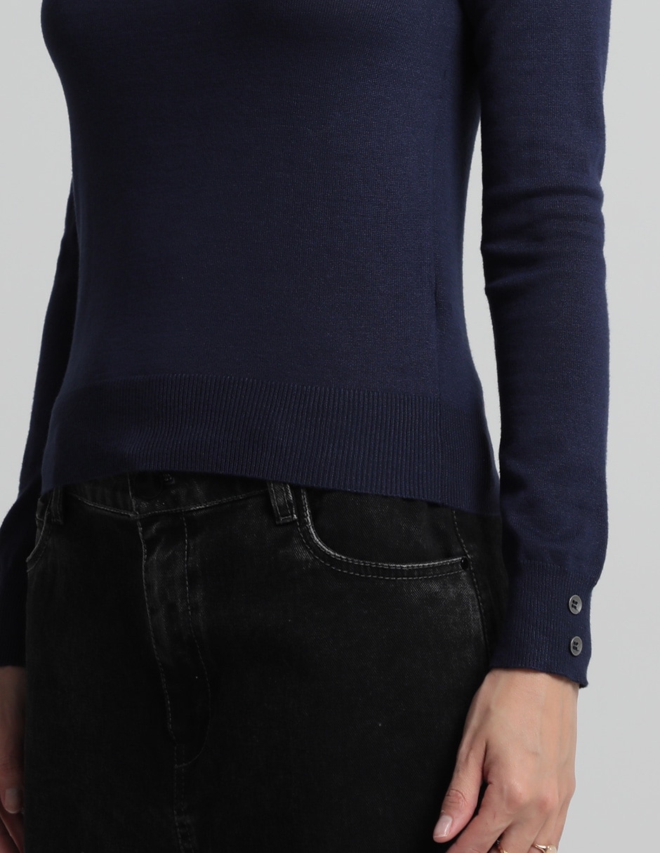 Suéter Metropolis cuello tortuga para mujer