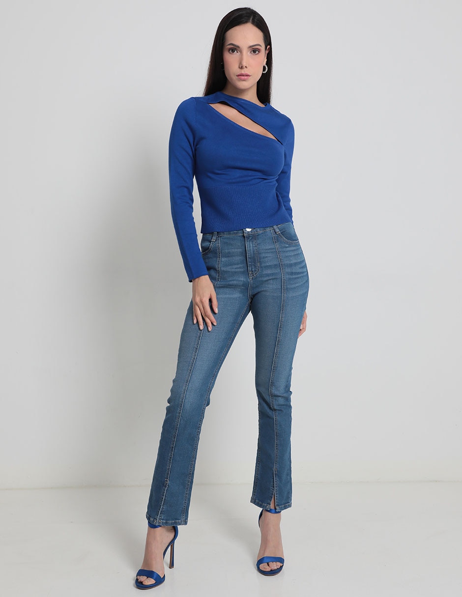 Blusa manga larga para mujer 3