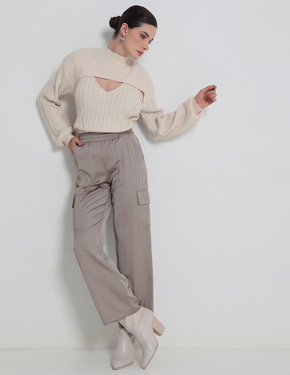 Pantalón amplio para mujer 3