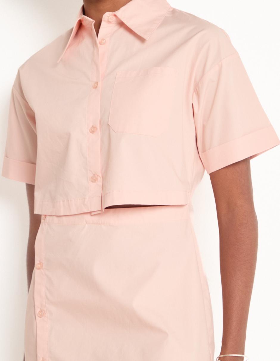 VESTIDO CORTO METR, CH, ROSA ATARDECER