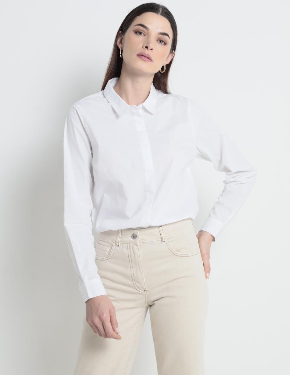 Blusa manga larga para mujer