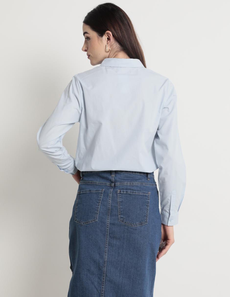 BLUSA MPM25002-P01, EG, HIELO OBSCURO