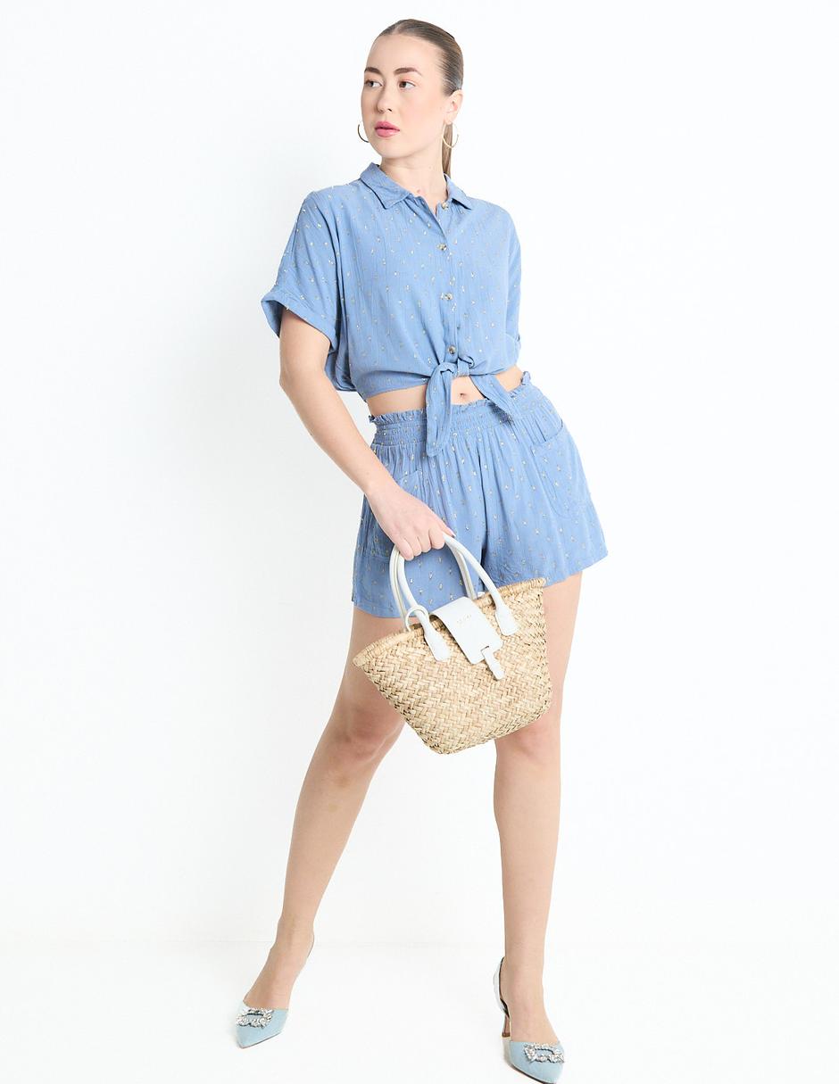 SHORT METROPOLIS, G, AZUL ACERO PRETEÑI