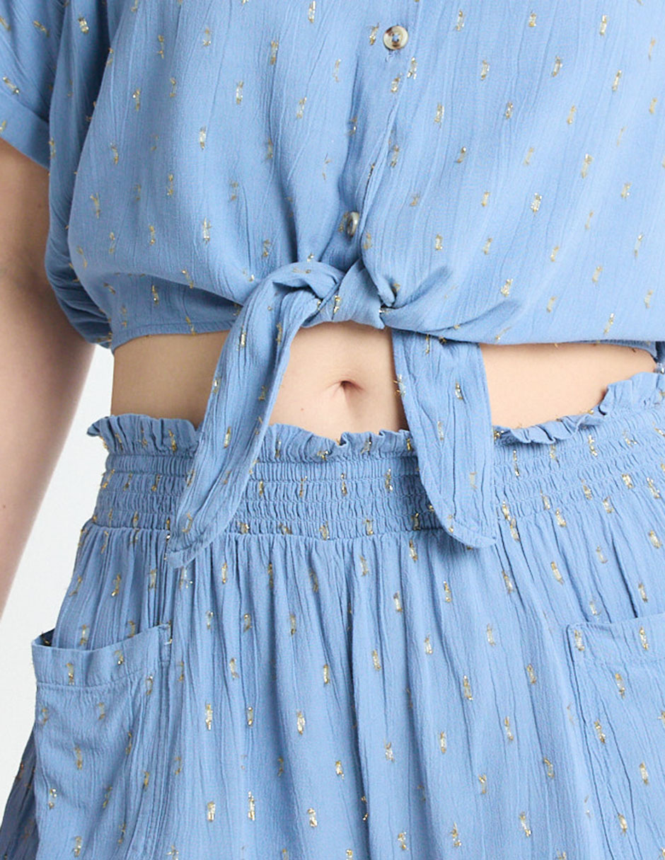 SHORT METROPOLIS, G, AZUL ACERO PRETEÑI