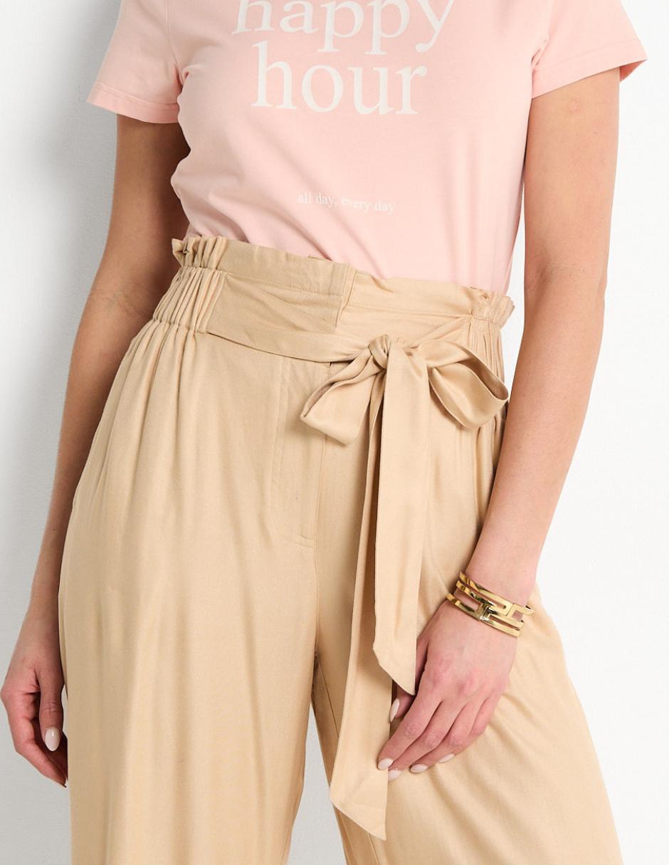 Playera manga corta cuello redondo para mujer 4
