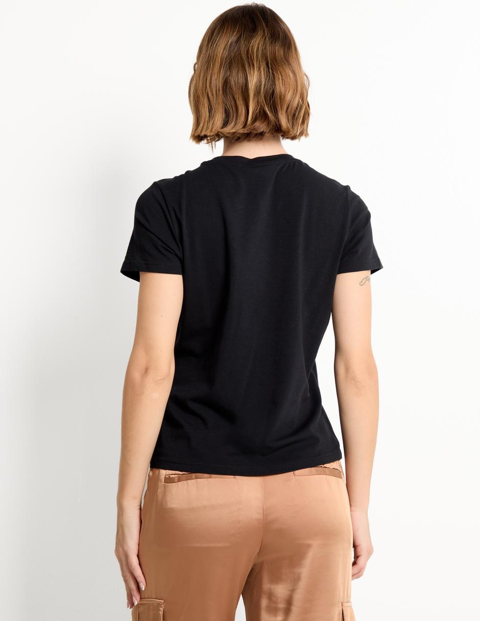 Playera manga corta cuello redondo para mujer 2