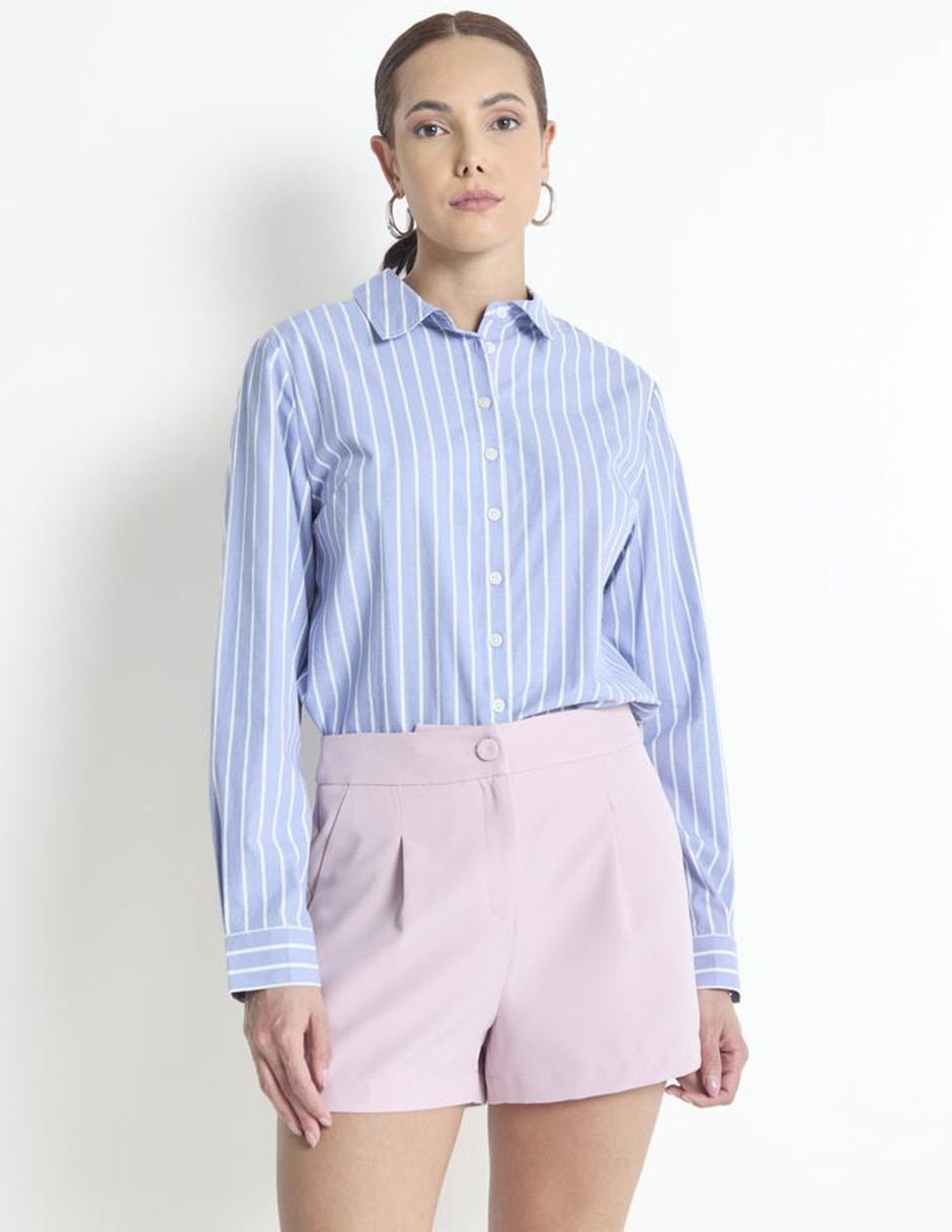 BLUSA MPM25053-09, G, LAVENDER LUSTRE