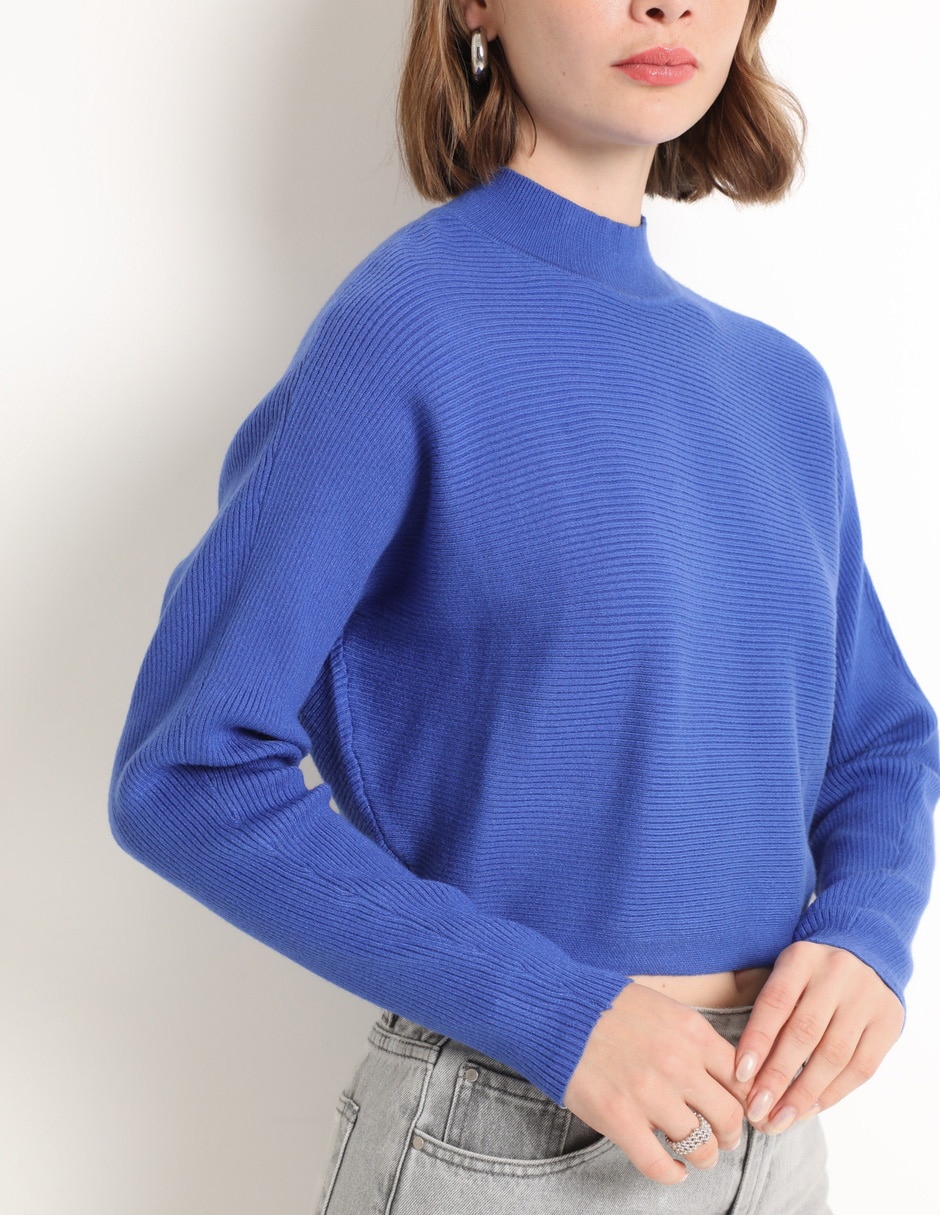 Suéter cuello alto para mujer 4