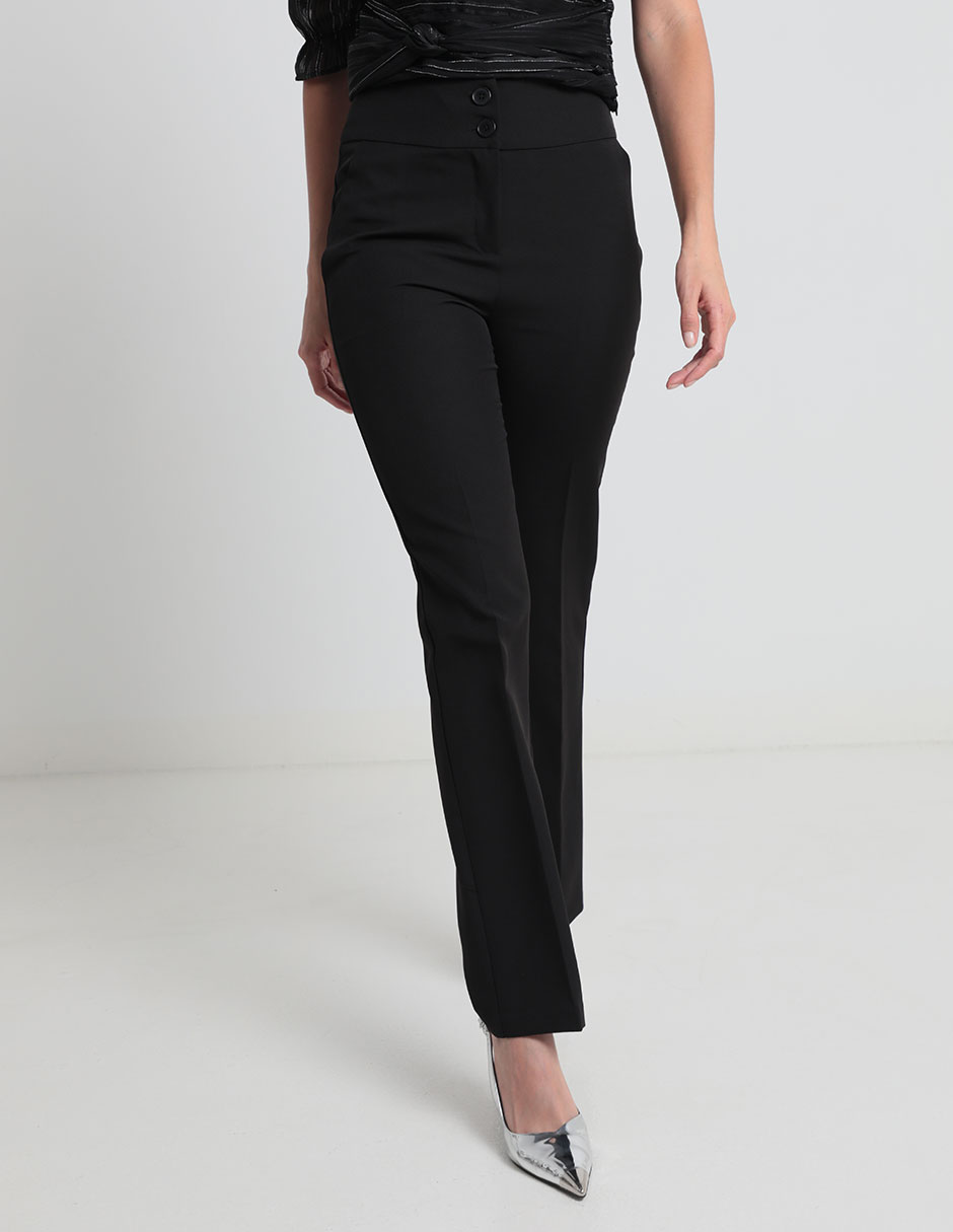 Pantalón de vestir straight para mujer