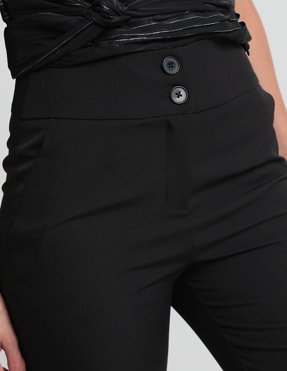 Pantalón de vestir straight para mujer 4