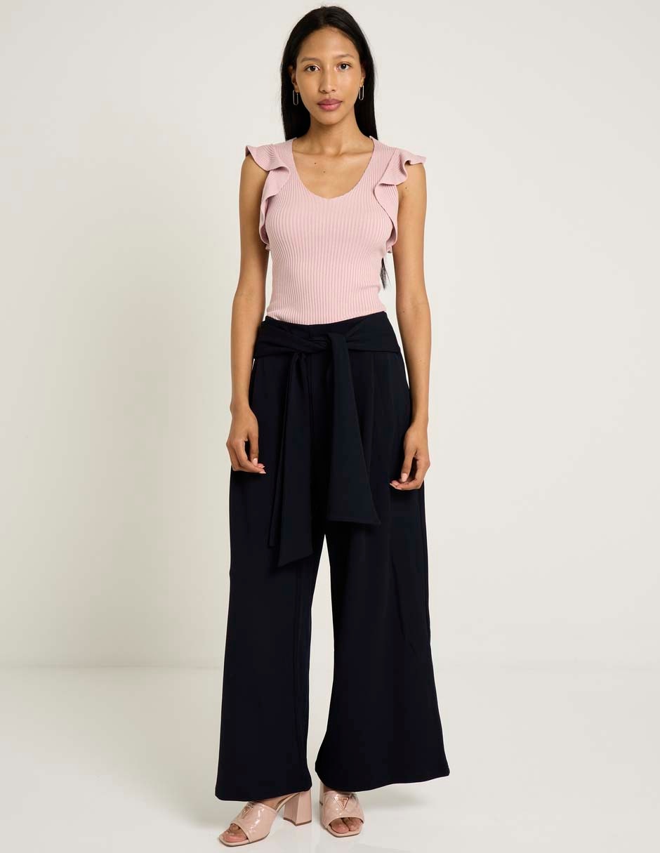 PANTALON METROPOLIS, 13, NEGRO LISO CIN
