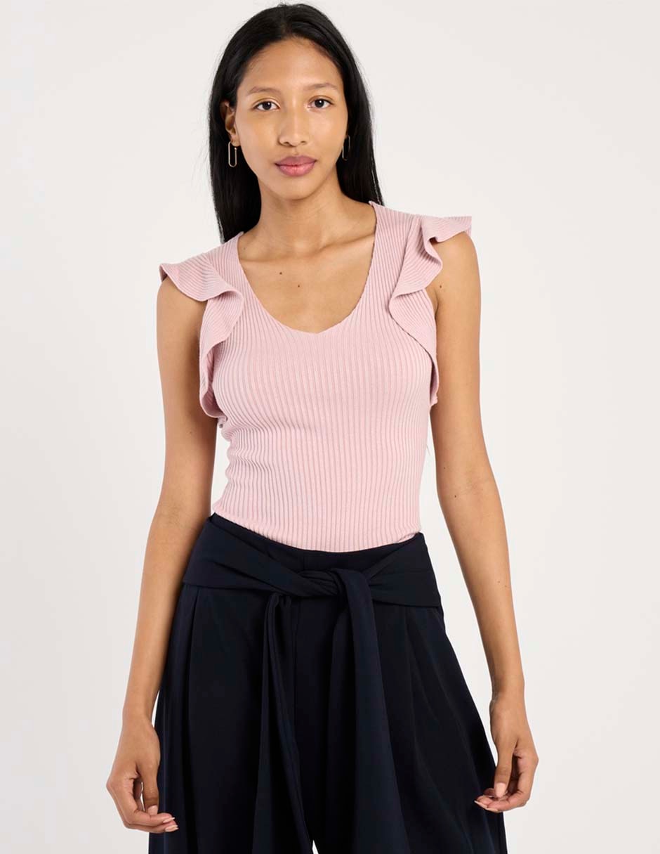 Blusa manga corta para mujer