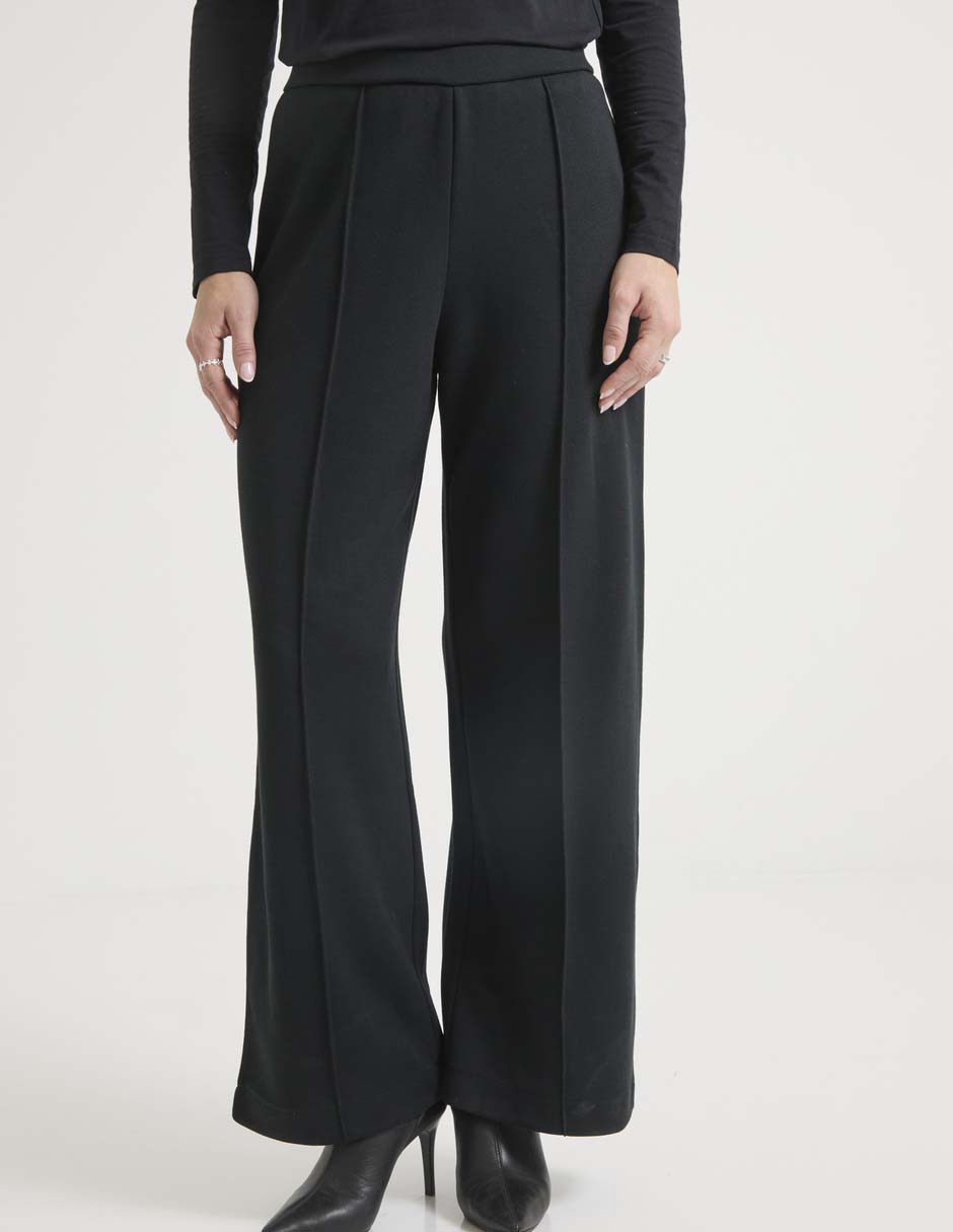 Pantalón de vestir wide leg para mujer Pantalón de vestir wide leg para mujer