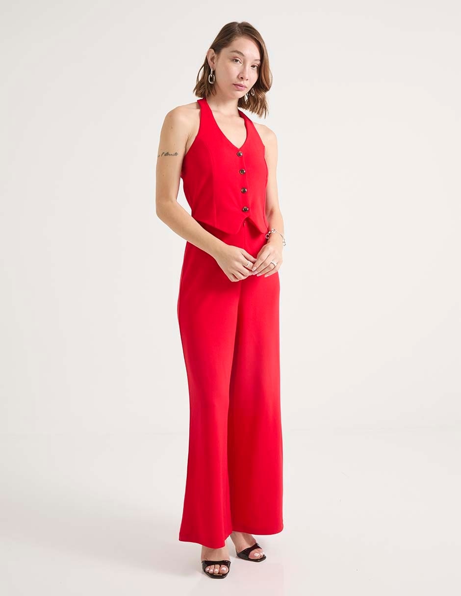 Jumpsuit estampado liso para mujer Jumpsuit estampado liso para mujer