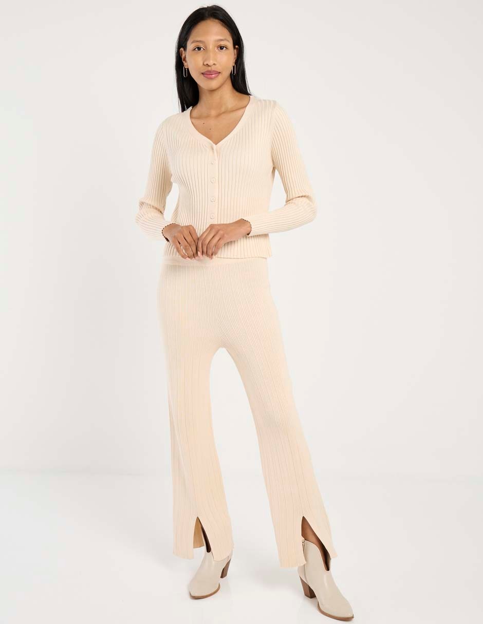 Suéter cuello V para mujer 3
