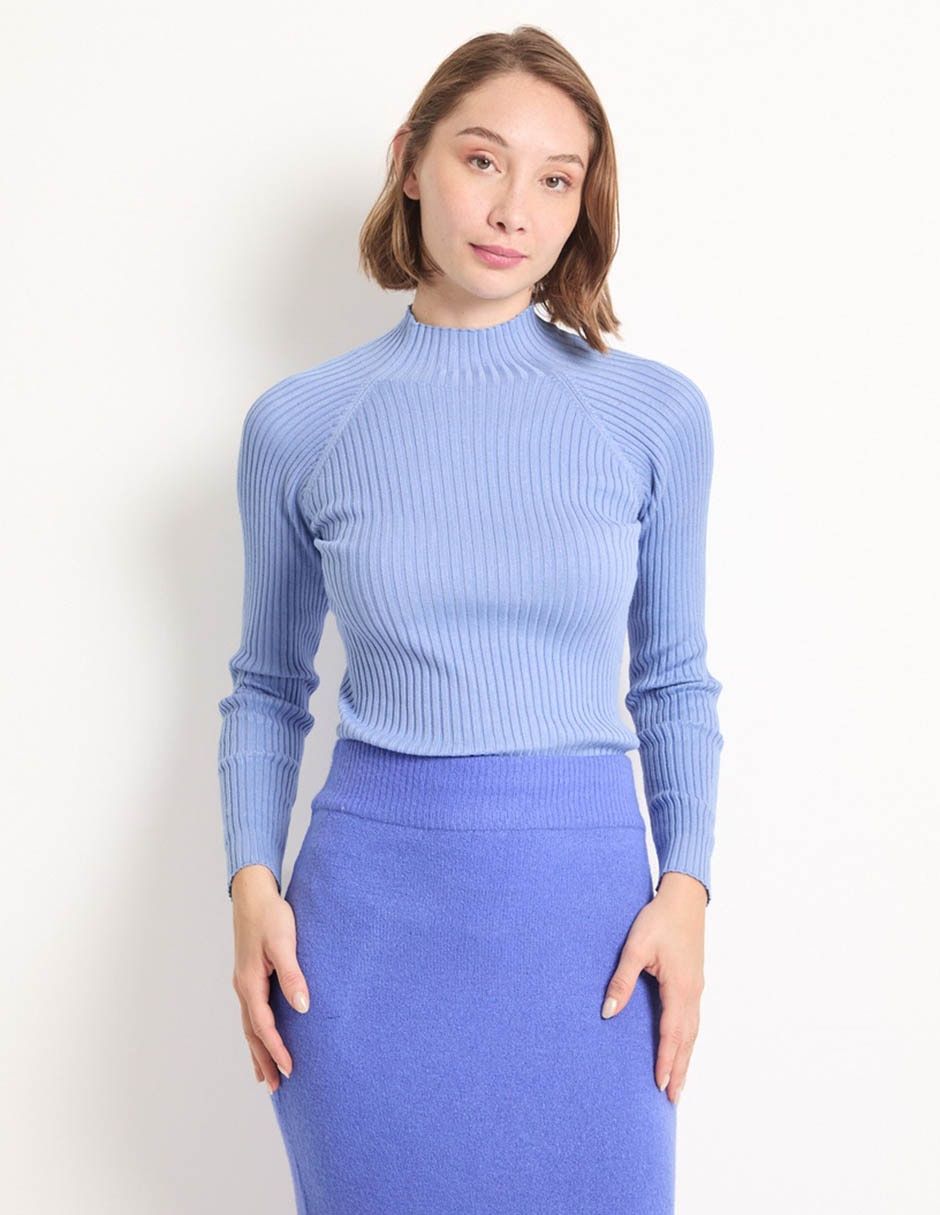 Suéter cuello alto para mujer Suéter cuello alto para mujer