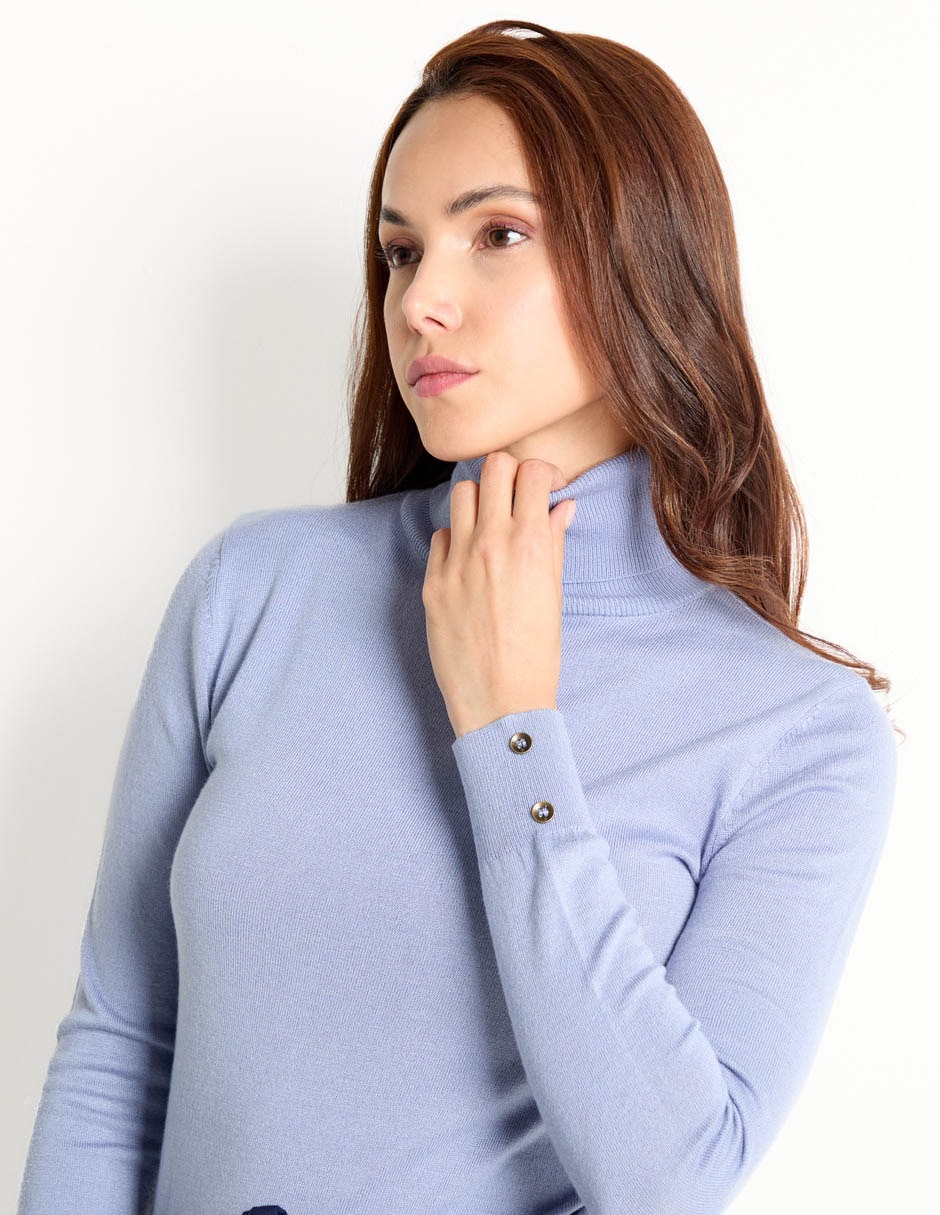 Suéter cuello tortuga para mujer 4